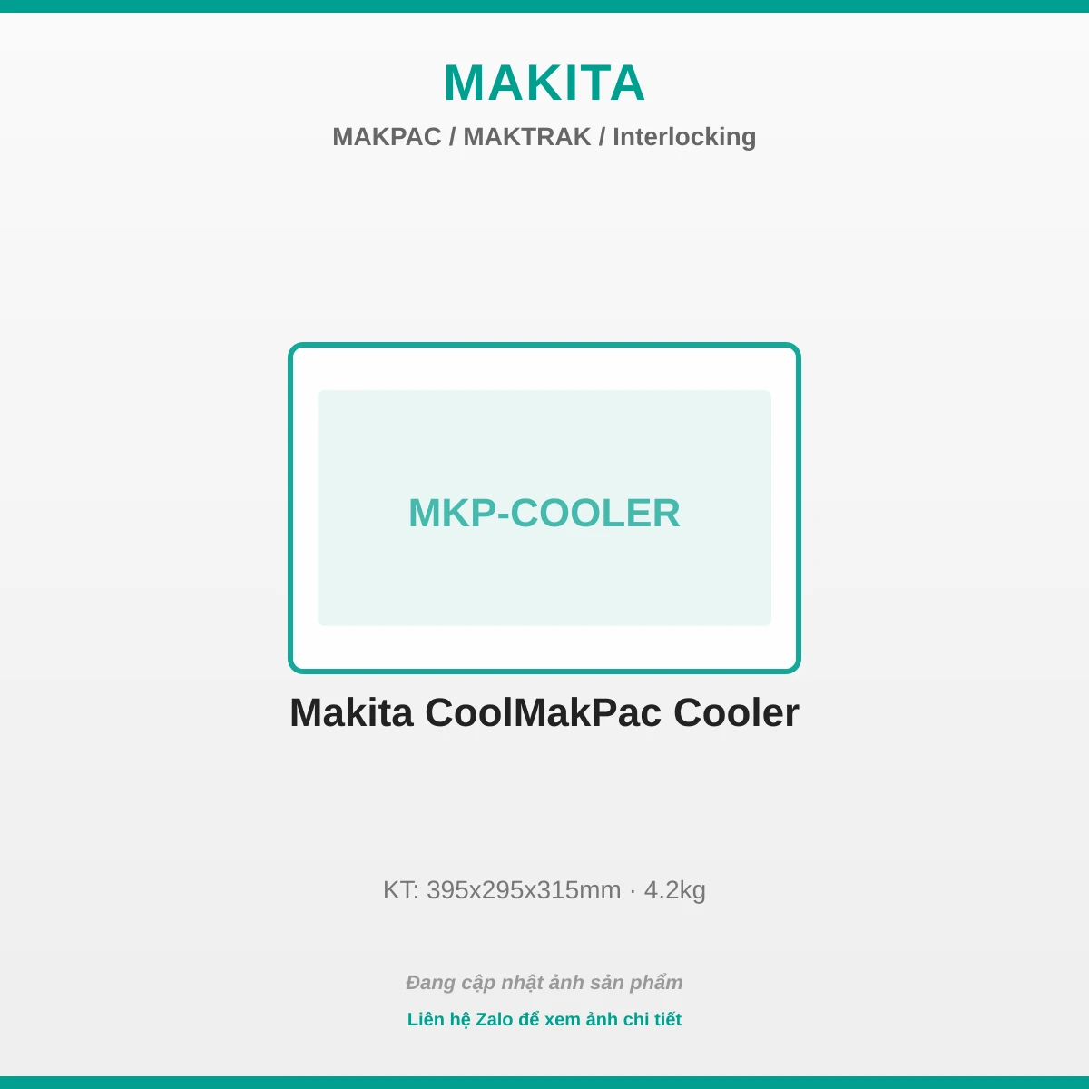 Makita CoolMakPac Thùng Giữ Nhiệt MKP-COOLER