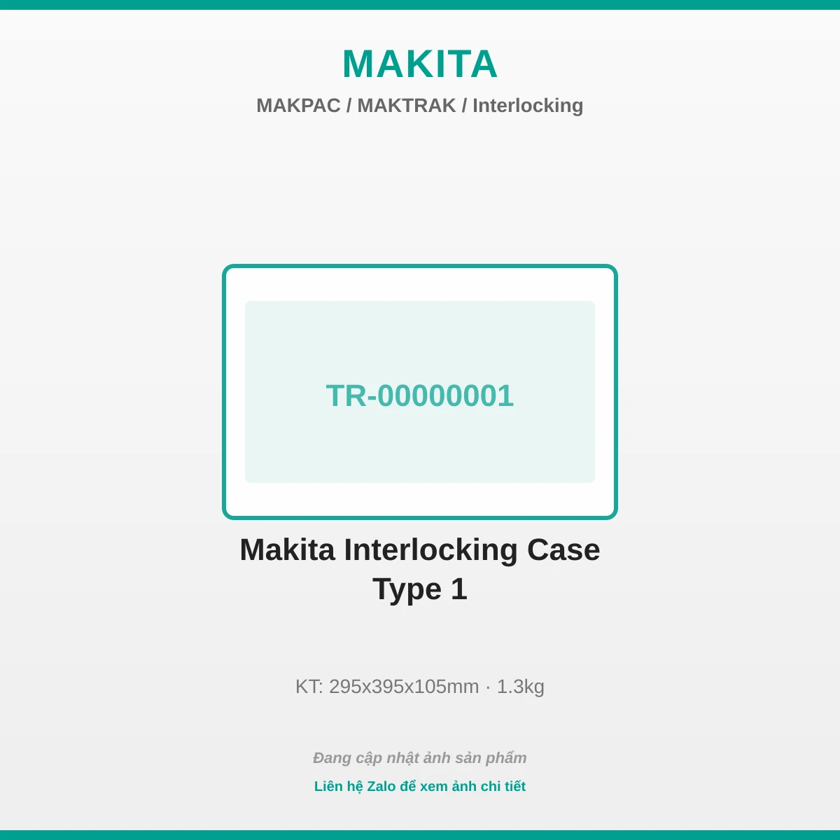 Makita Interlocking Case Type 1 TR-00000001
