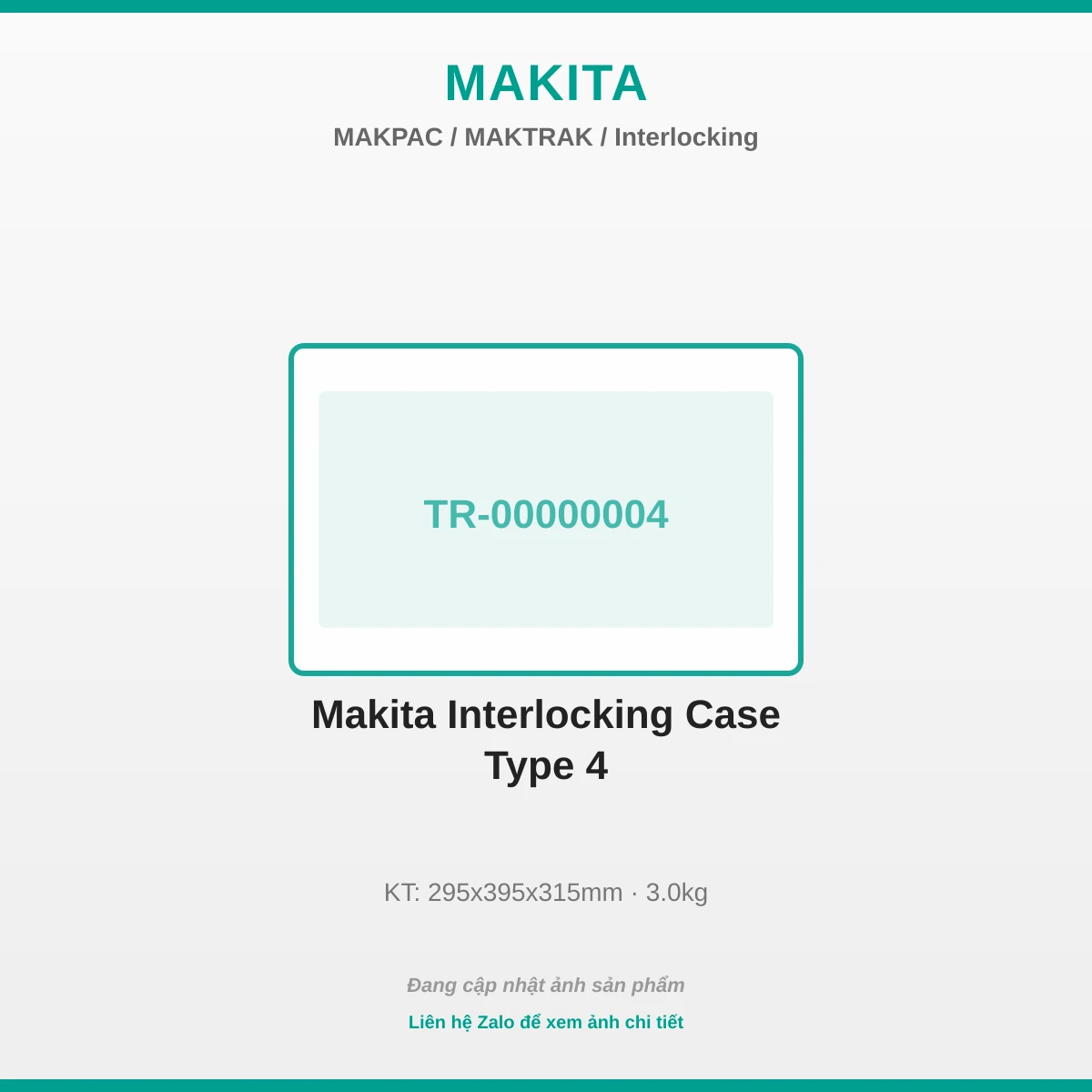 Makita Interlocking Case Type 4 TR-00000004