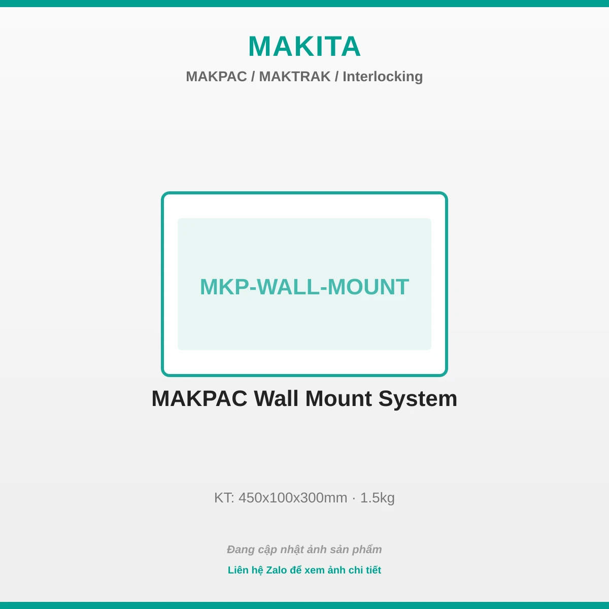 Makpac Wall Mount System MKP-WALL-MOUNT